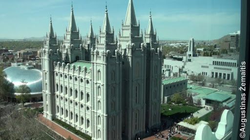 A Large Building With Pointed Towers