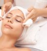 attractive woman getting face beauty procedures spa salon 1098 18097