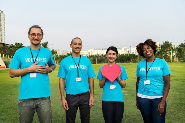 A Group Of People Wearing Matching Shirts